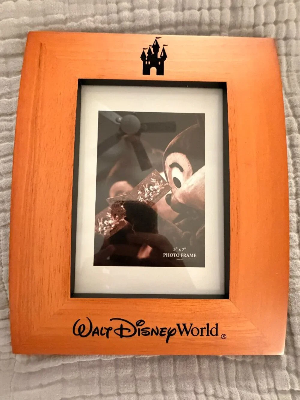 NIB - Walt Disney World Wood Photo Frame - 5x7